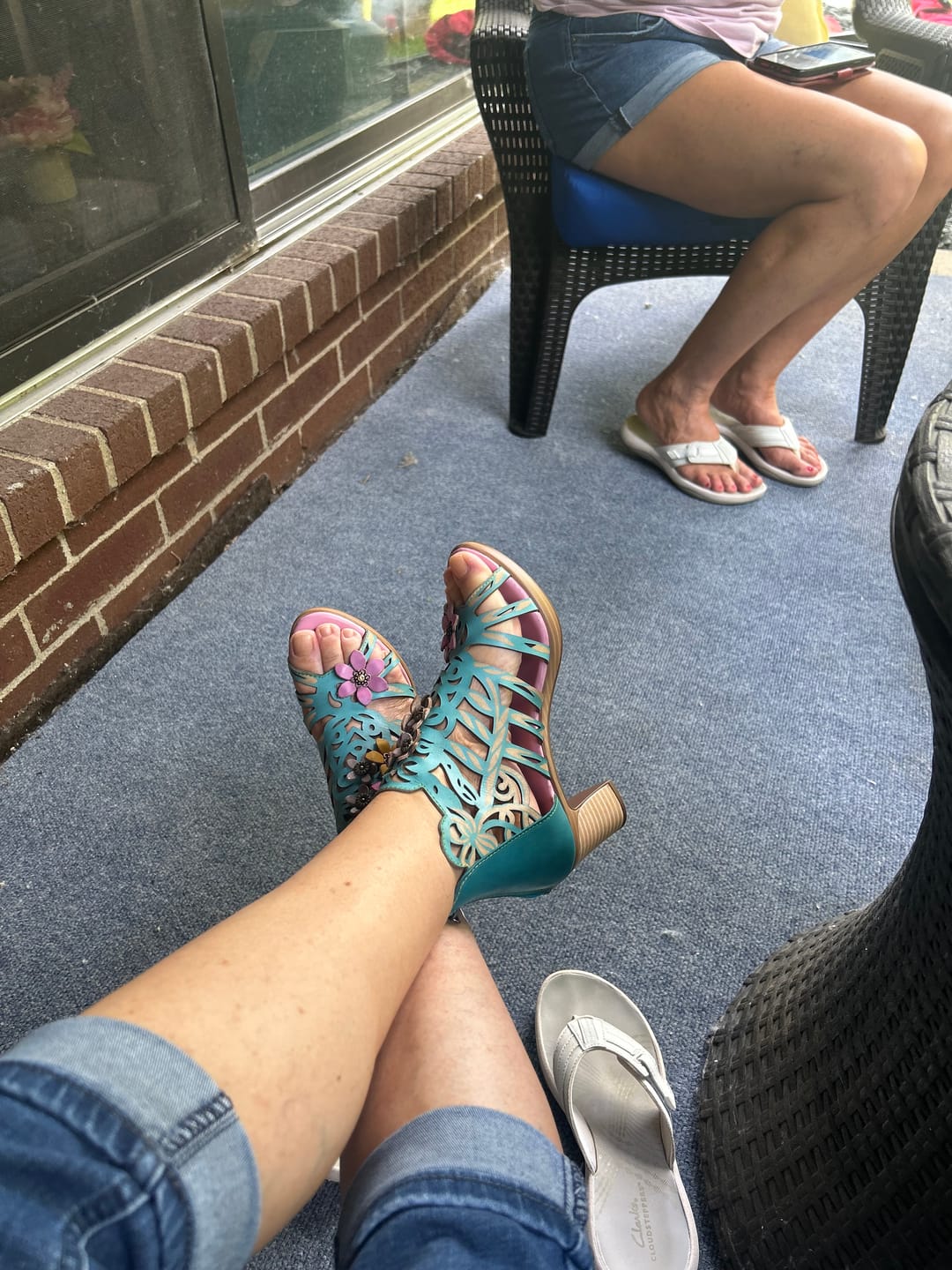 Customer photo review of Blooming Vine Romantic Cutout Sandals