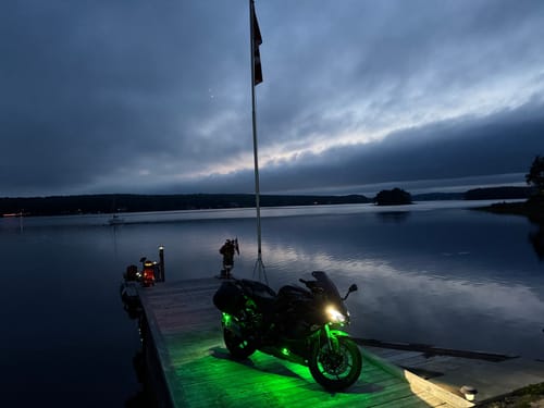 Customer photo review of Easy Install Moto LED Light Kit