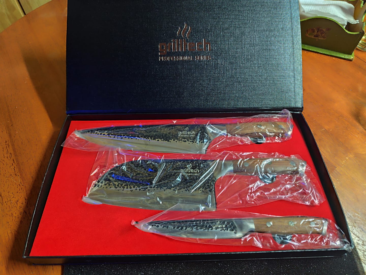 Customer photo review of Set de 3 Cuchillos Herrero Parrillero