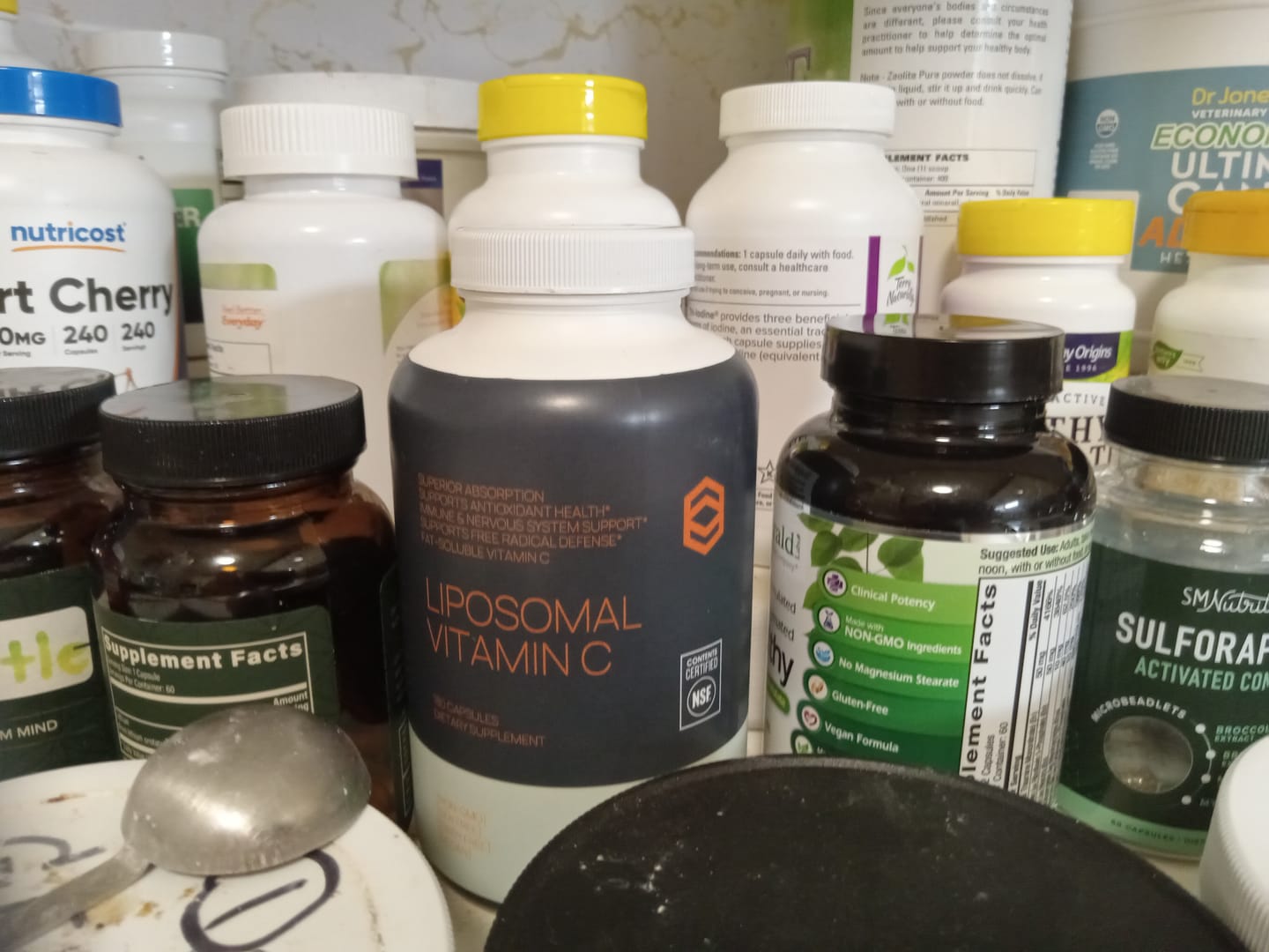 Customer photo review of Liposomal Vitamin C - NSF Certified - 1600mg per Serving - (180ct Bottle)