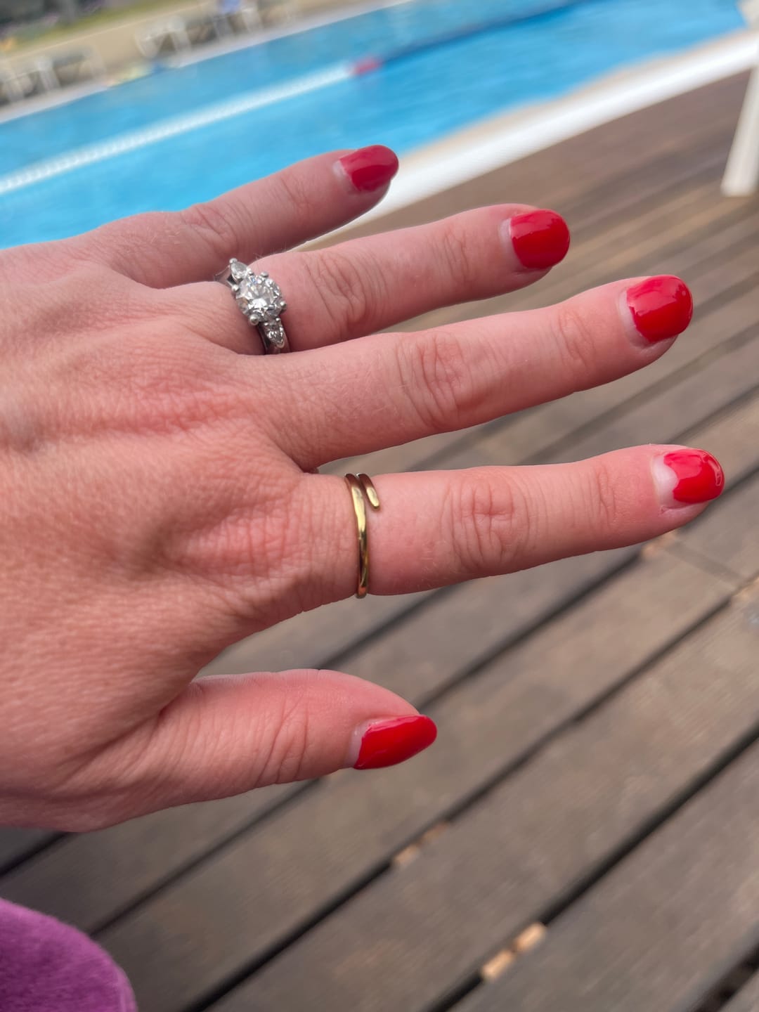 Customer photo review of Classic Claw Ring