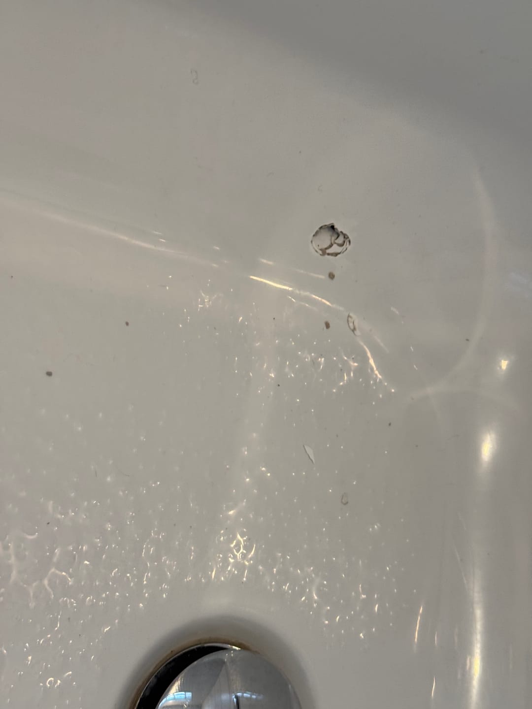 Customer photo review of Large Wall Damage - Tub and Shower Repair Kit