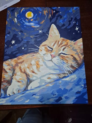 Customer photo review of Monte Andino (Pintura por Números) 40x50 cm