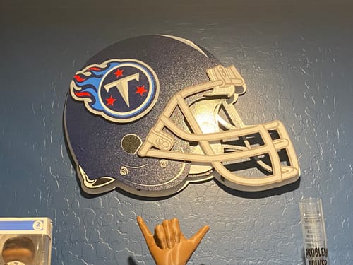 Customer photo review of Memphis Grizzlies 3D Vintage Metal Wall Art