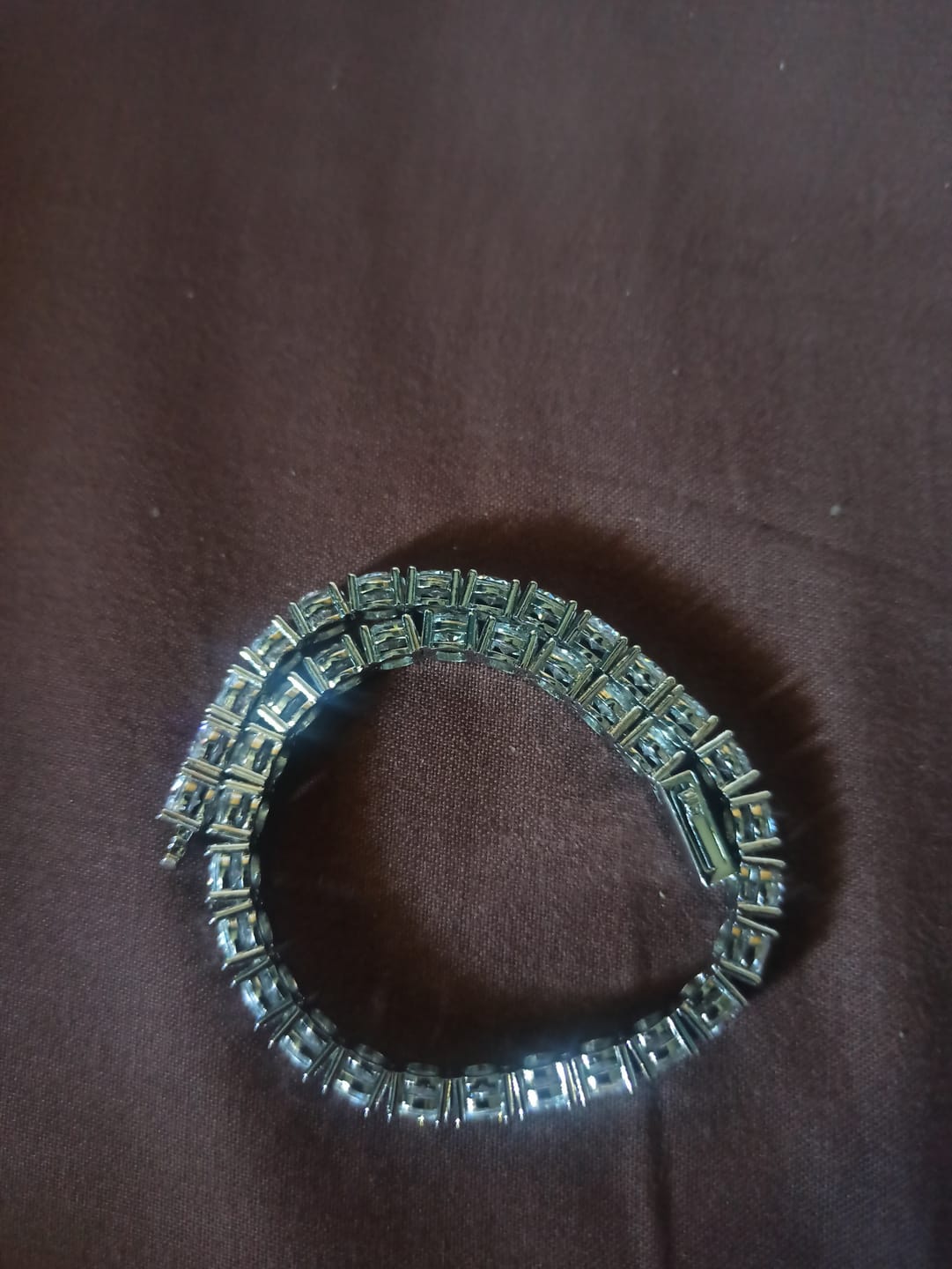 Customer photo review of 5MM TENNIS BRACELET - GOLD PLATED