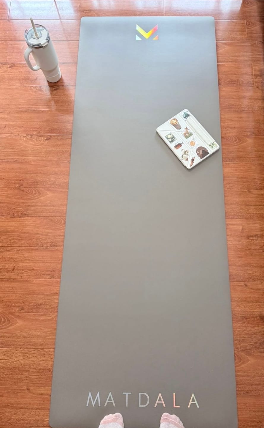 Customer photo review of Mat de Yoga Studio PRO Power Grip – Crema (5 mm)