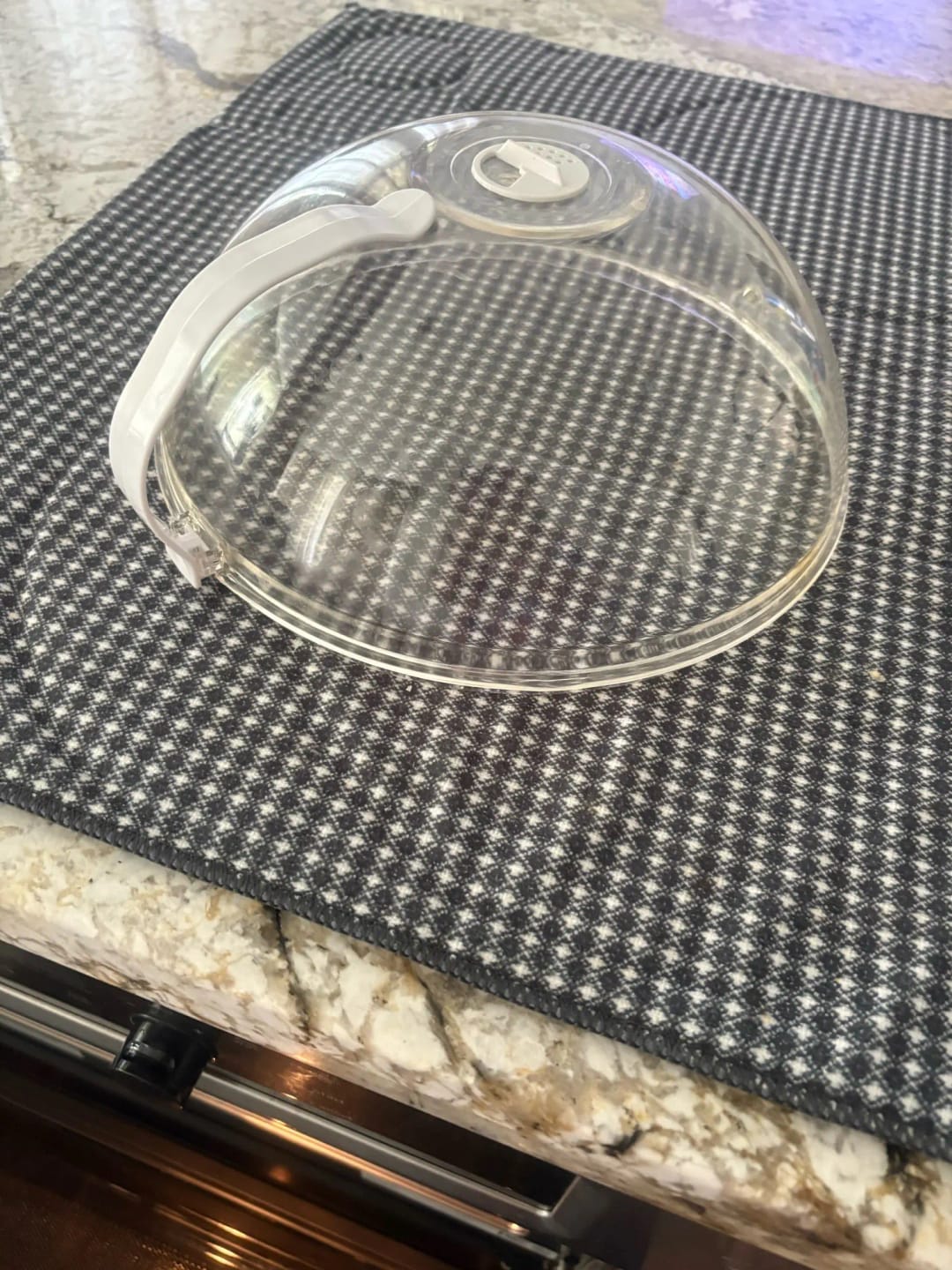 Customer photo review of Clear Guard Microwave Cover
