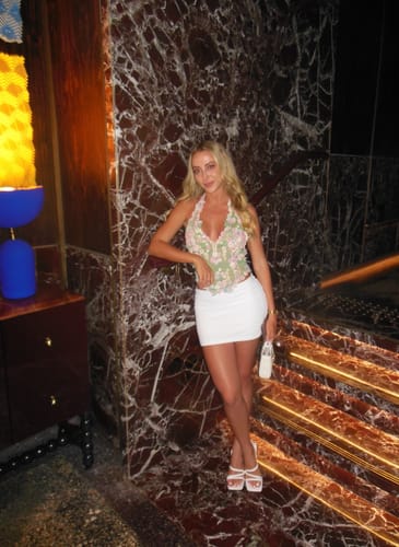 Customer photo review of English Garden Halter Top