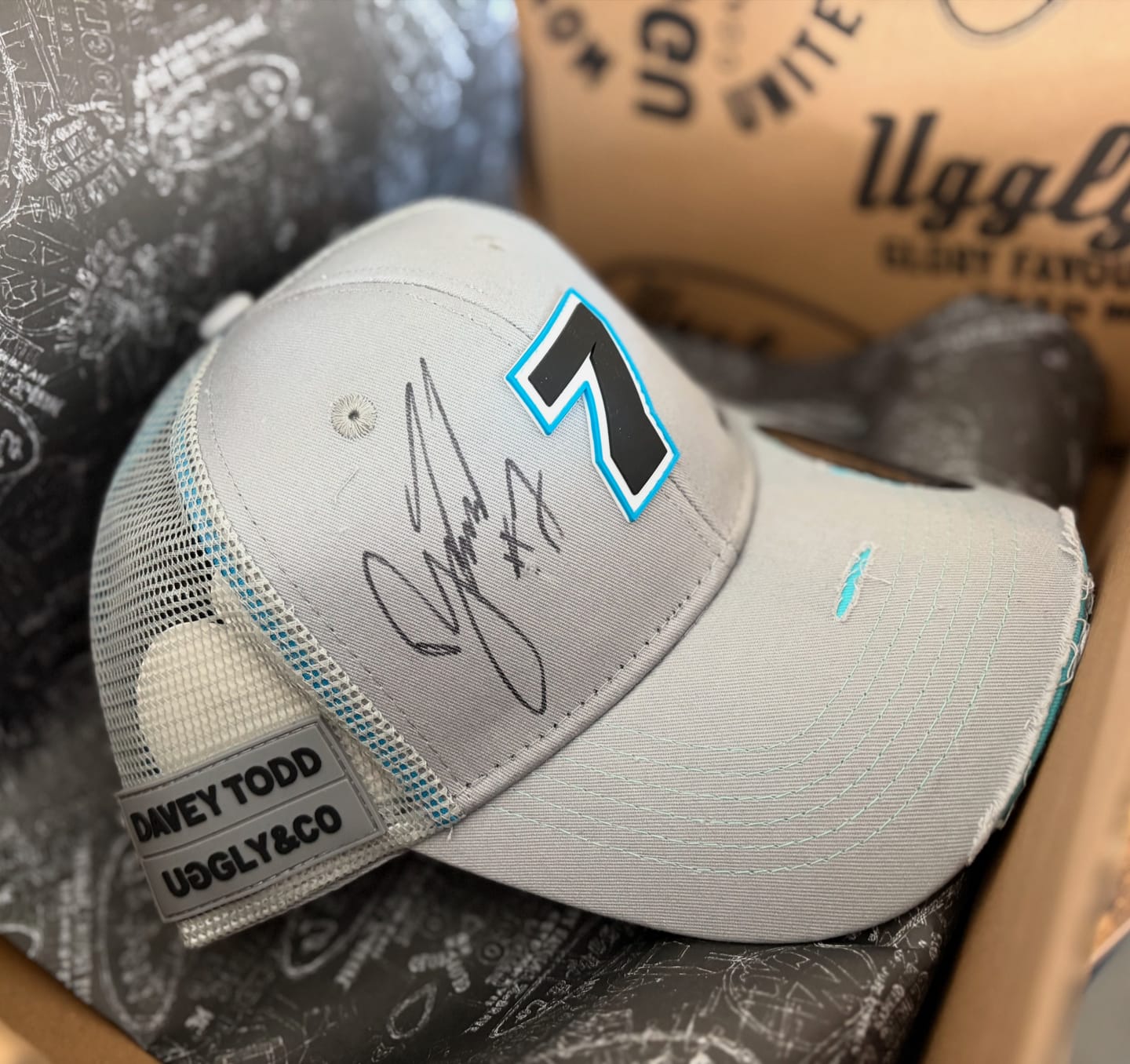 Customer photo review of Steel Grey, Davey Todd Cap