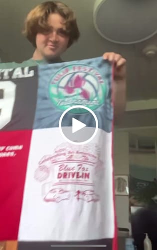 undefined review of Premium T Shirt Quilt image 1 out of 1