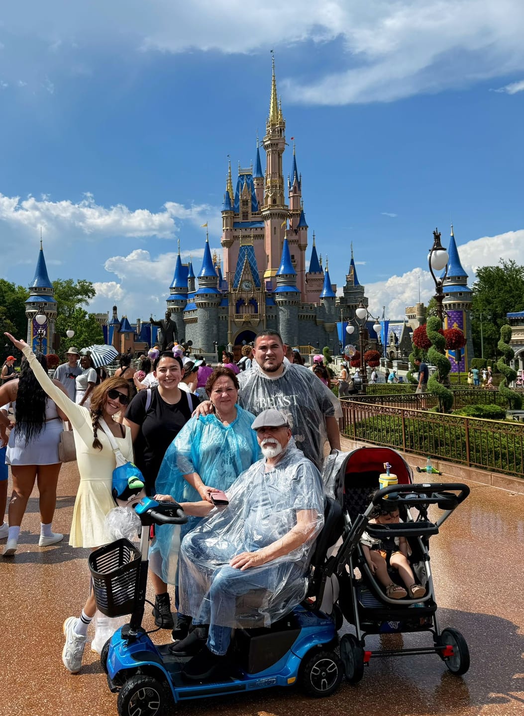 Customer photo review of Multiday Rental 3 Wheel 400 Pound Rated Scooter
