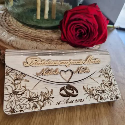 Customer photo review of Envelope for money 6 set laser cut svg file