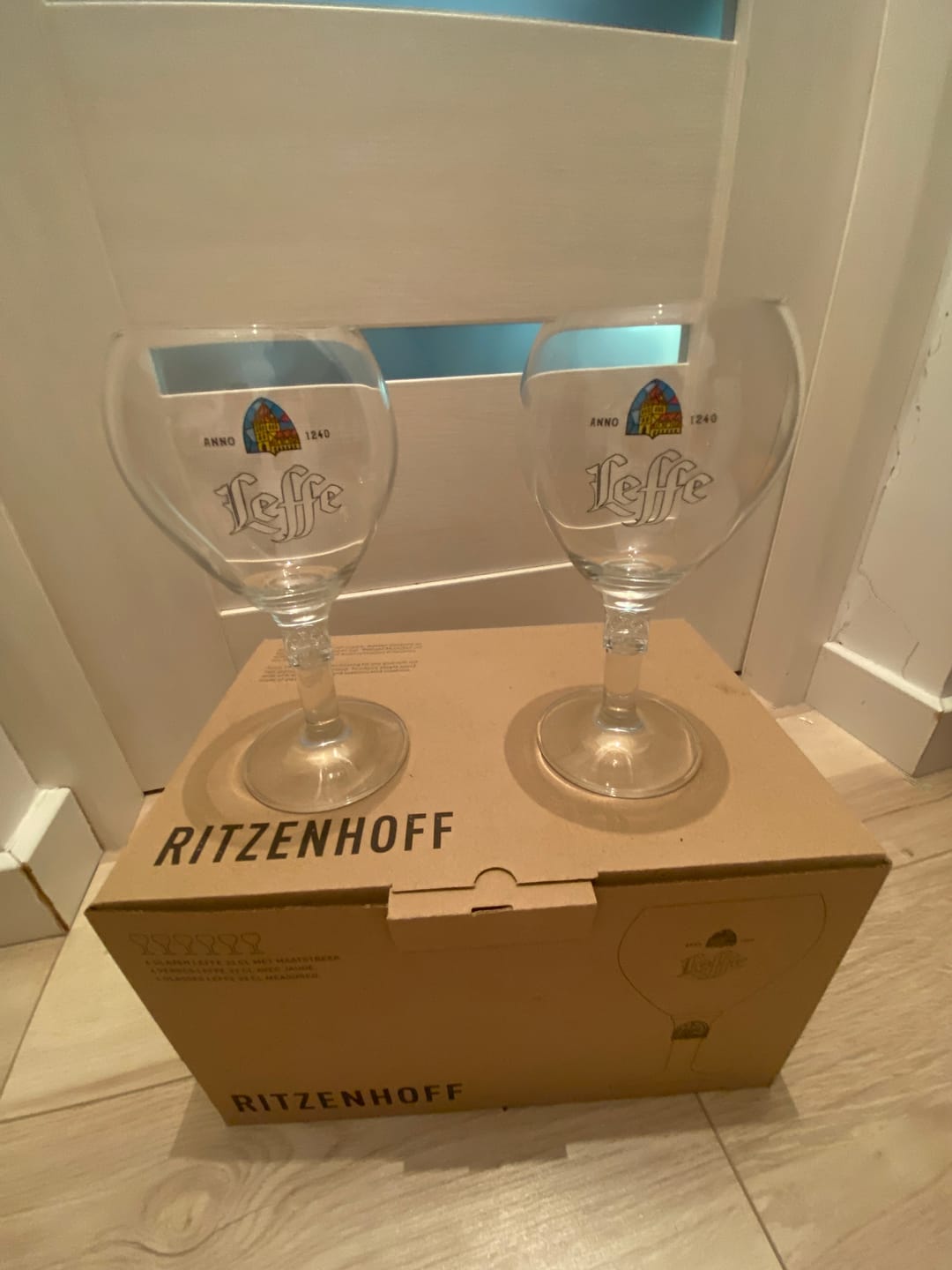 Customer photo review of Leffe Bierglazen 330 ml - 6 Stuks