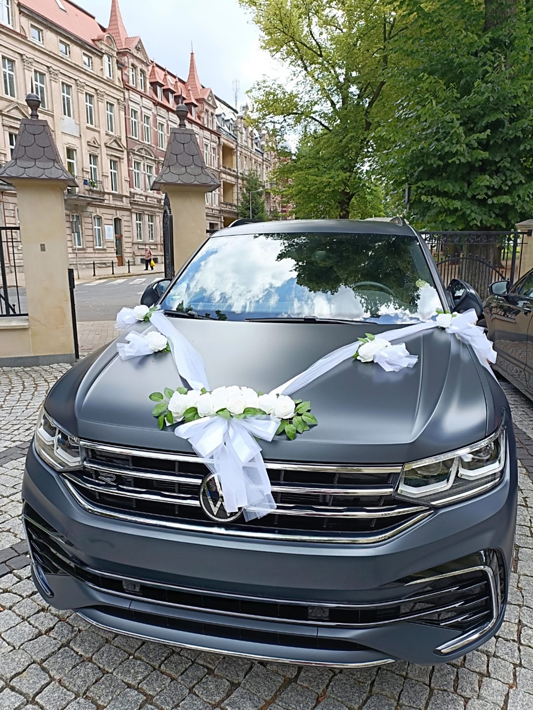 Customer photo review of Auto-Hochzeitsschmuck Motorhaube - DAPHNE