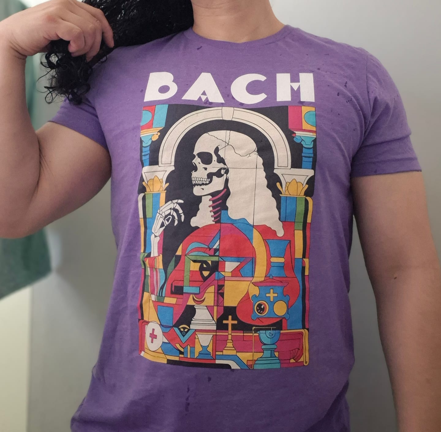 Customer photo review of J.S. Bach: Skeleton T-Shirt