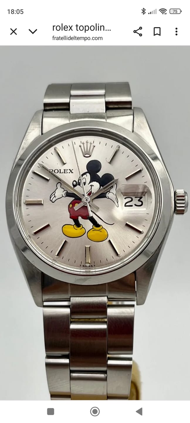Customer photo review of rolex topolino
