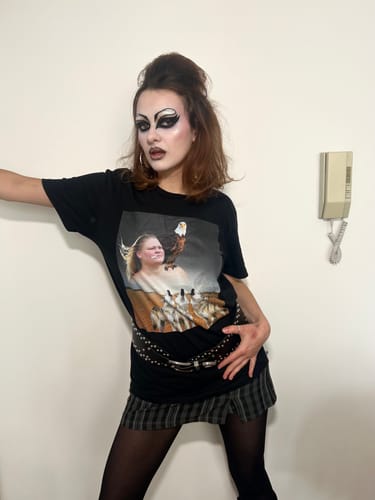 Customer photo review of Majestic AF T-Shirt