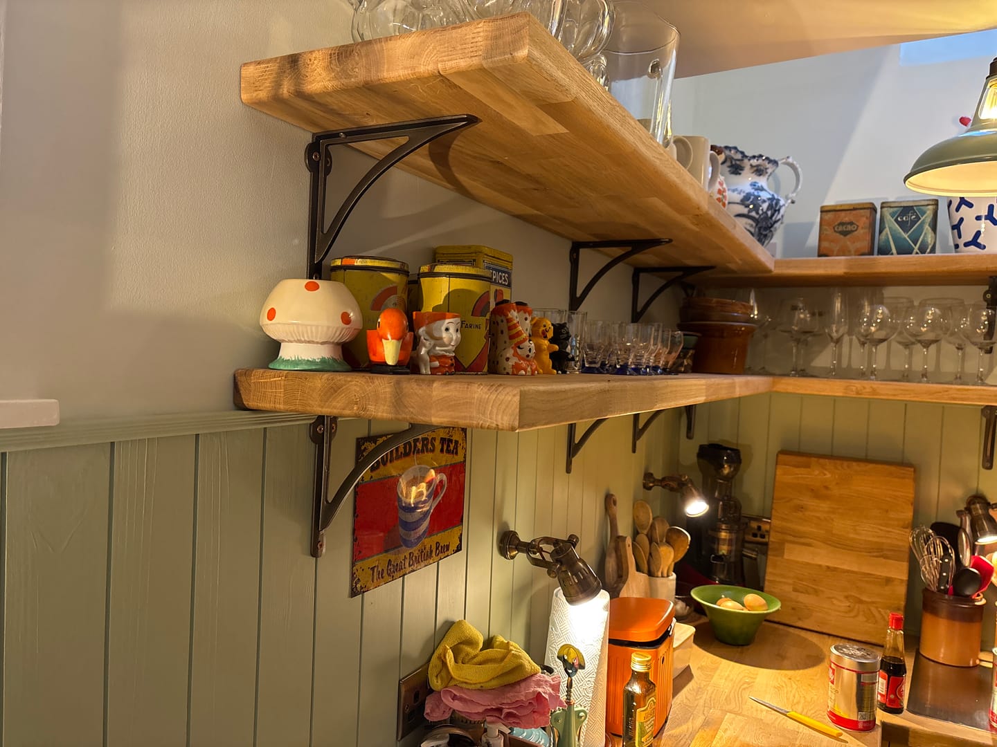 Customer photo review of 8 Inch Ironbridge Cast Iron Shelf Bracket