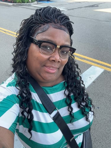 Customer photo review of Deep Twist Braid Wig - Kehinde
