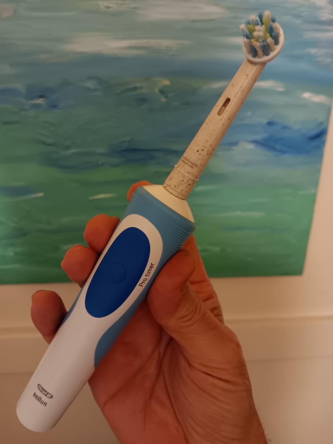Customer photo review of Plant-based Electrical toothbrush heads (4 pack)