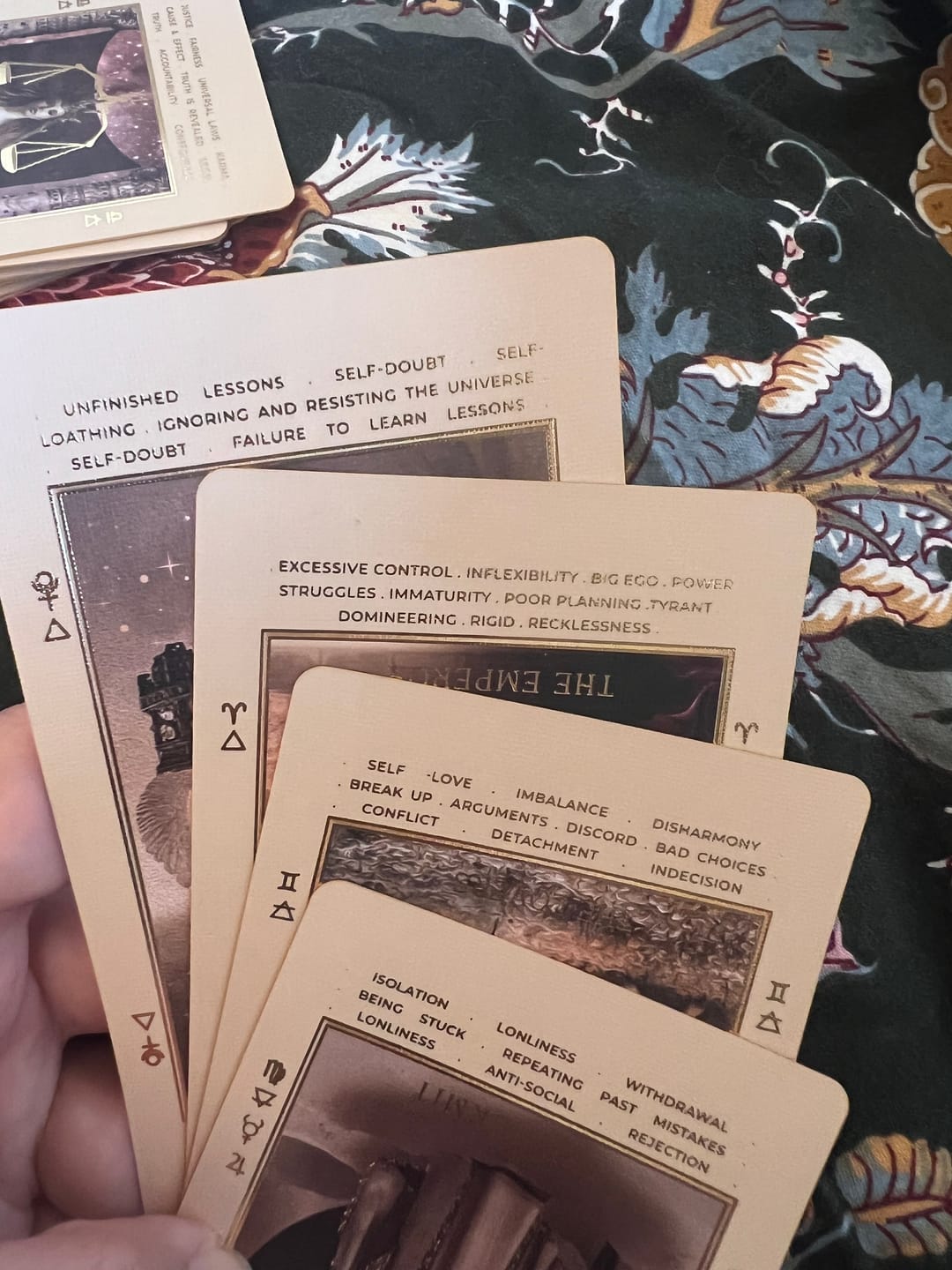 Customer photo review of Lucid Dreams Beginners Tarot • With Keywords™ {EDITION 4}