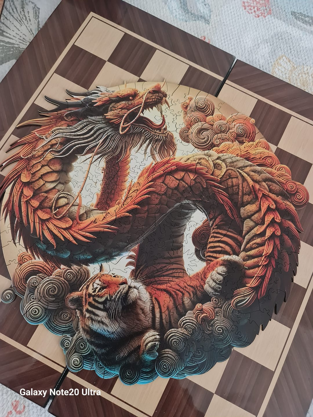 Customer photo review of Kaplan ve Ejderha - Ahşap Puzzle