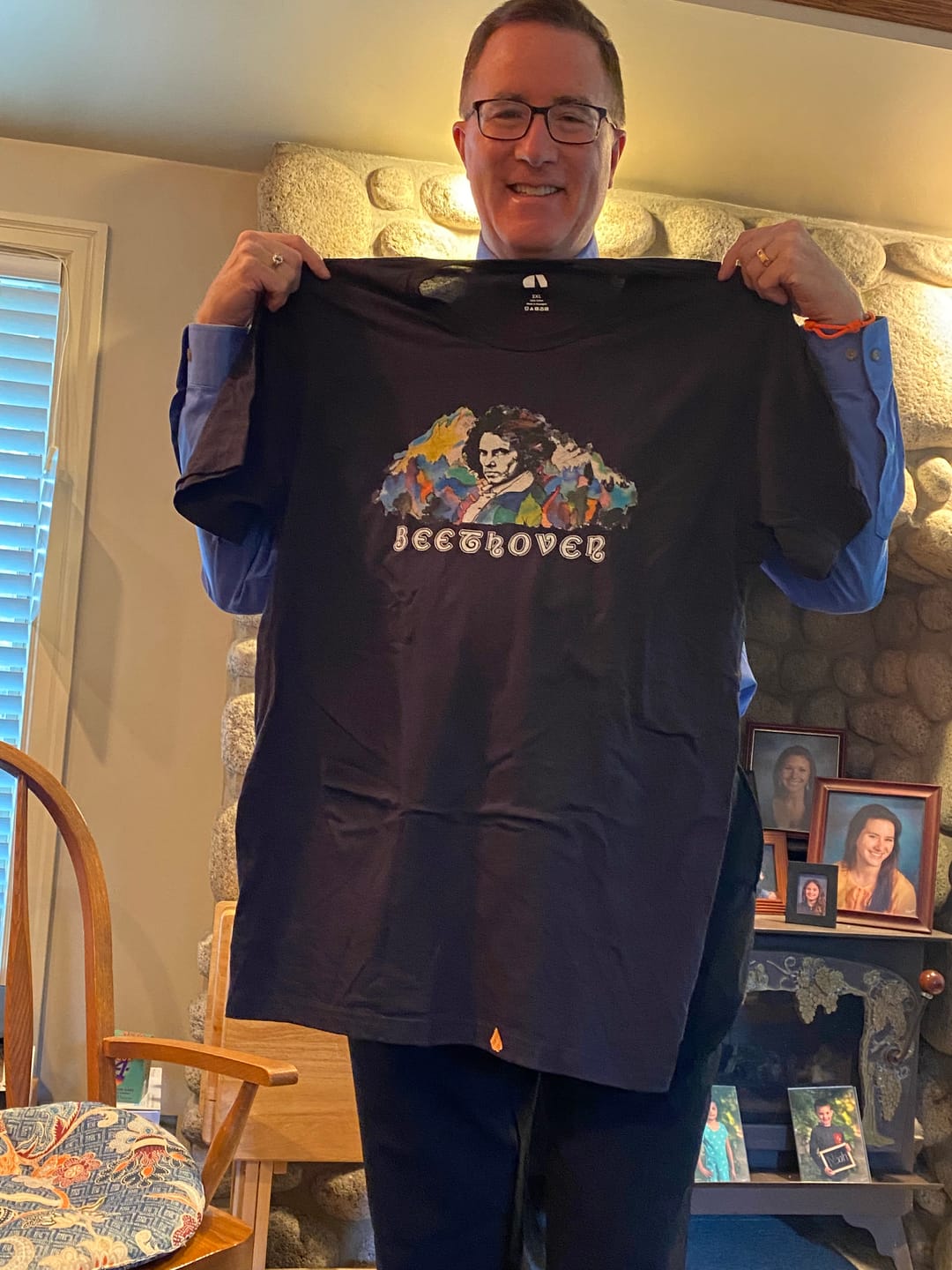 Customer photo review of Ludwig van Beethoven: Illustrated T-Shirt