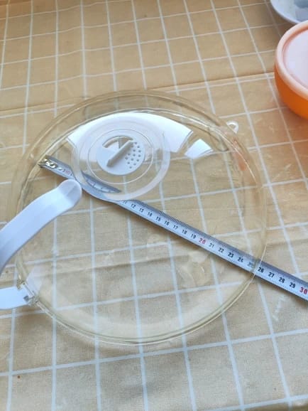 Customer photo review of Clear Guard Microwave Cover