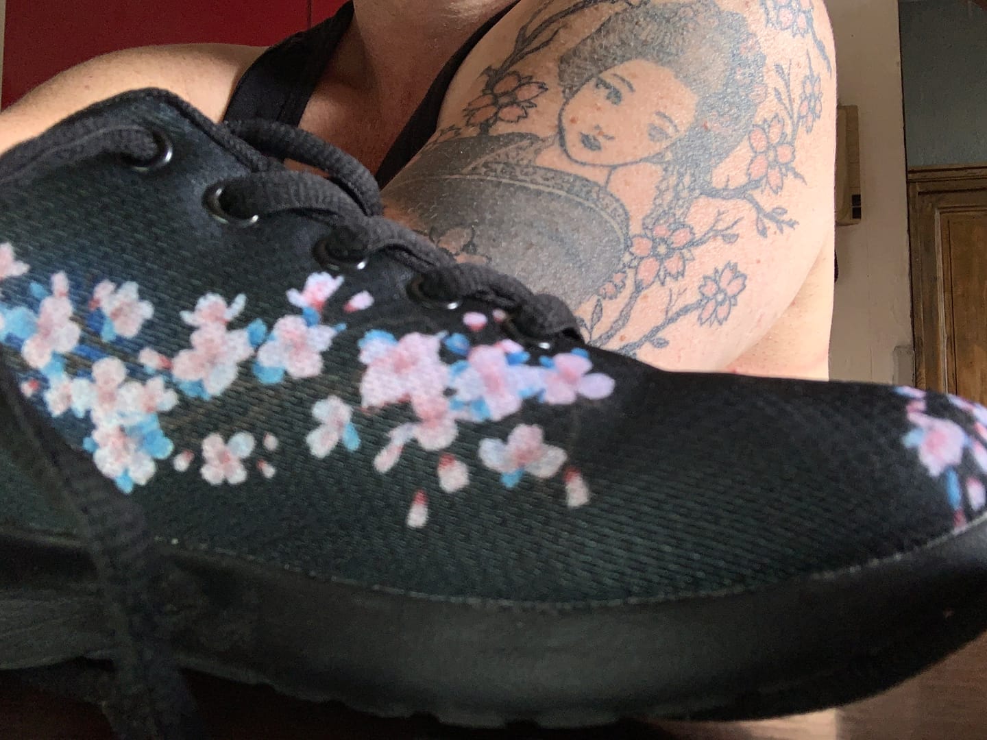 Customer photo review of Sneakers Yozakura
