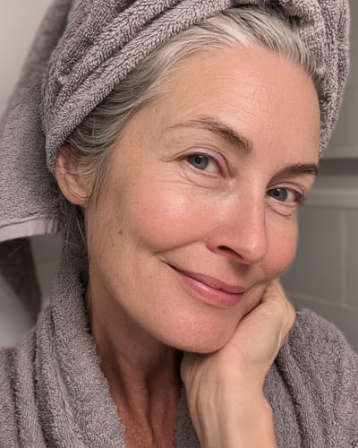 Customer photo review of Vitamin C Serum + Sculpting Serum