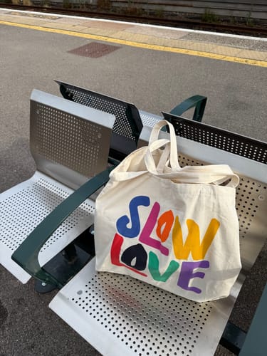 Customer photo review of Slow Love Tote Bag