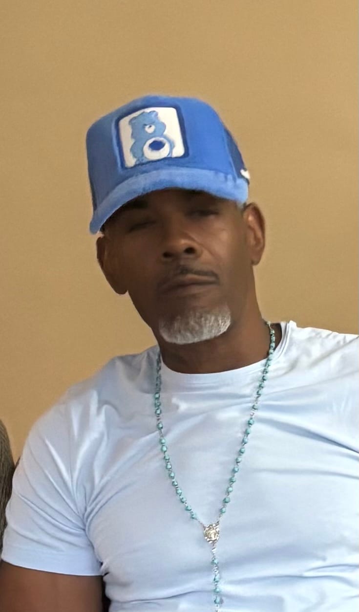 Customer photo review of OVERLORD X Care Bears:  Grumpy Bear Trucker Cap
