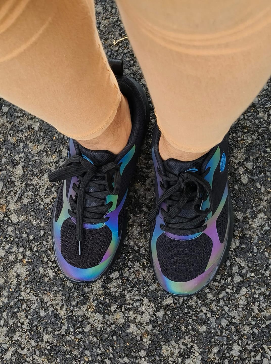 Customer photo review of Bacca Bucci RAINBOW Women All-Day wear Joggers Running Walking Gym Training Shoes