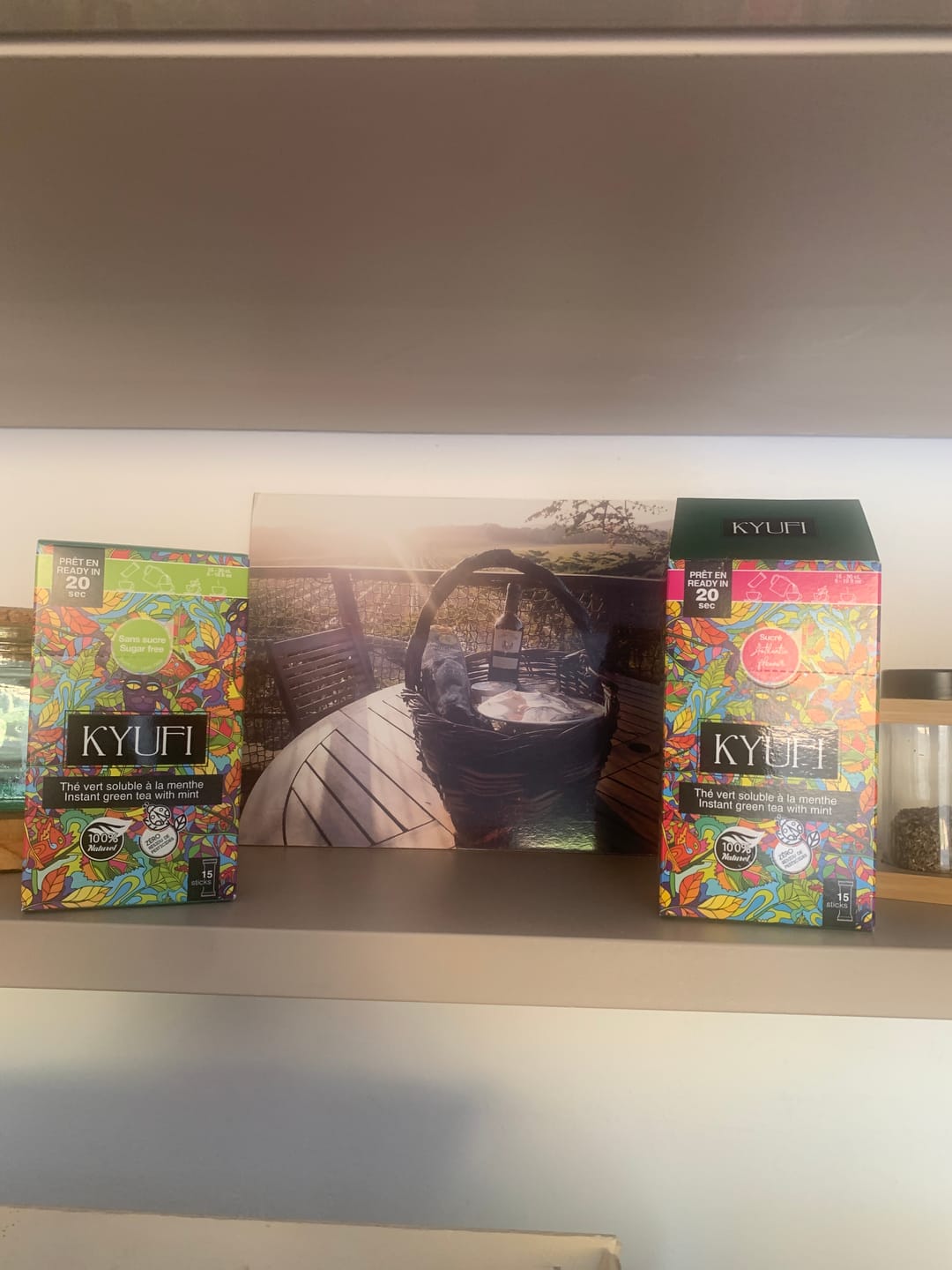 Customer photo review of Thé Vert Instantané À La Menthe - Sans Sucre