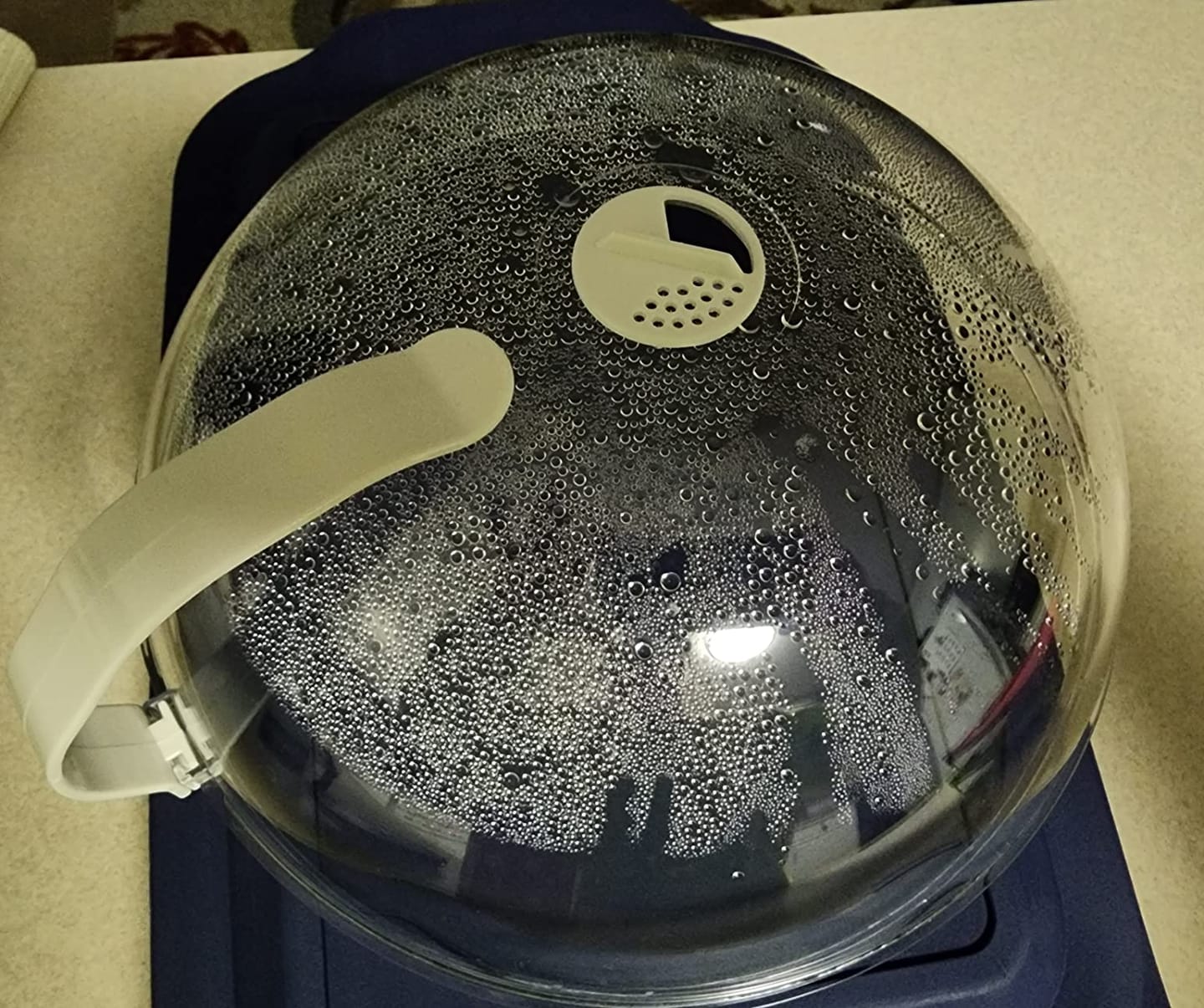 Customer photo review of Clear Guard Microwave Cover