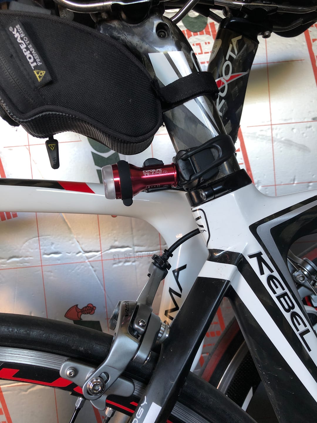 Customer photo review of TraceR Aero Seat Post Bracket