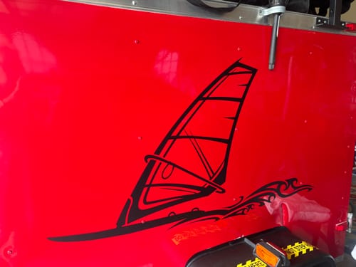 Patricia C. review of Custom Vinyl Decal - Single Color image 1 out of 2