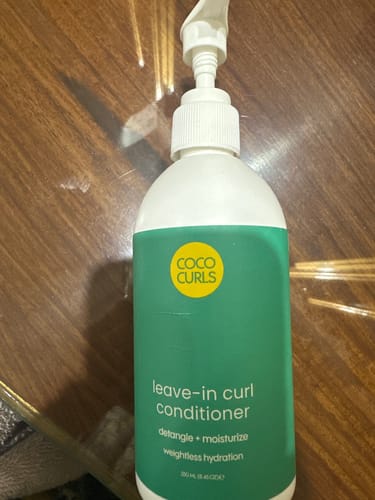 Customer photo review of Leave-in Curl Conditioner