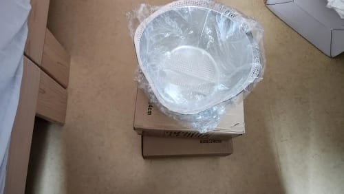 Customer photo review of Premium Stainless Steel Rice Strainer