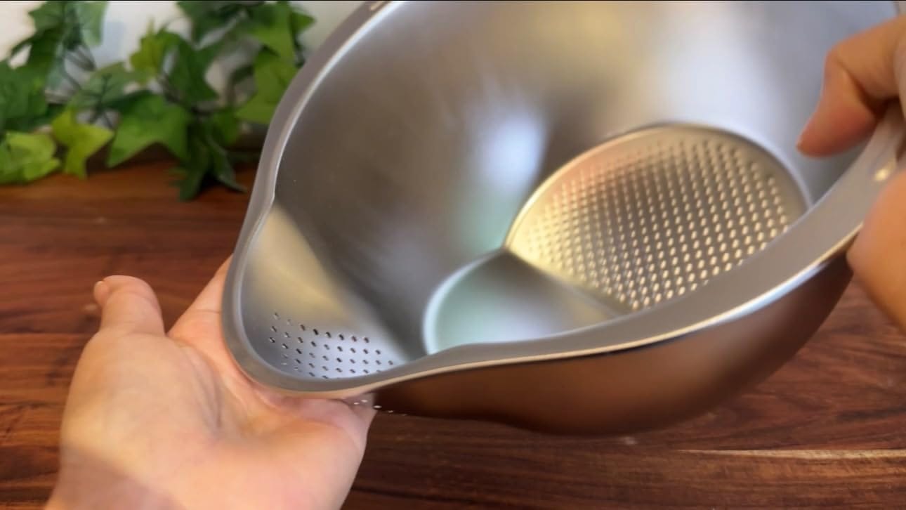 Customer photo review of Premium Stainless Steel Rice Strainer