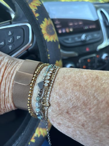Customer photo review of To My Sister - A Sister In Christ Is A Sister for Life - Religious Cross Bracelet