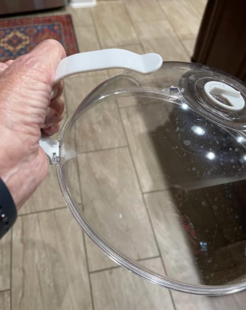 Customer photo review of Clear Guard Microwave Cover