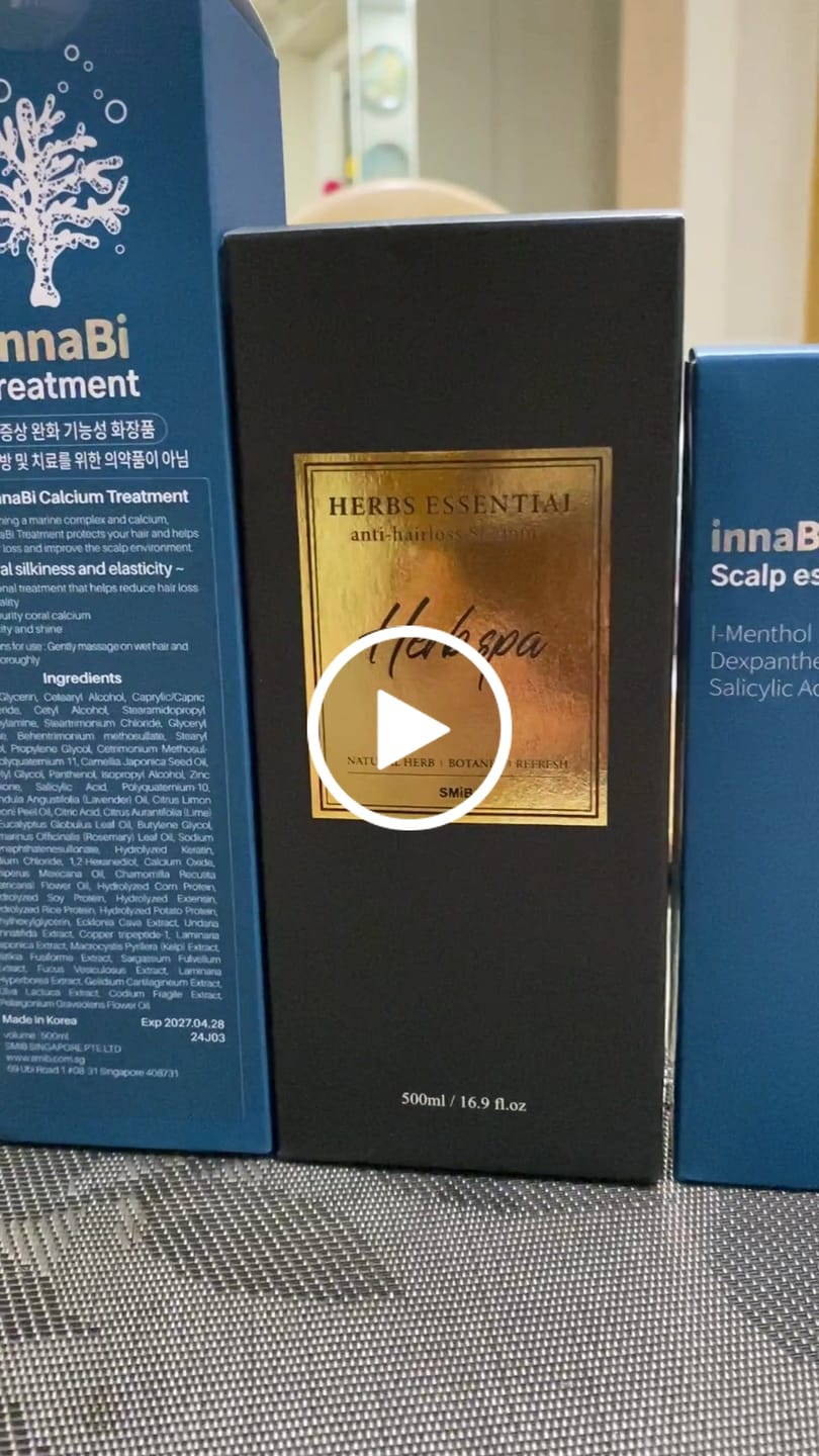 Customer video review of [SMiB] - Anti Aging Herbs Spa Essential Shampoo - Vegan and Sulfate free 500ml