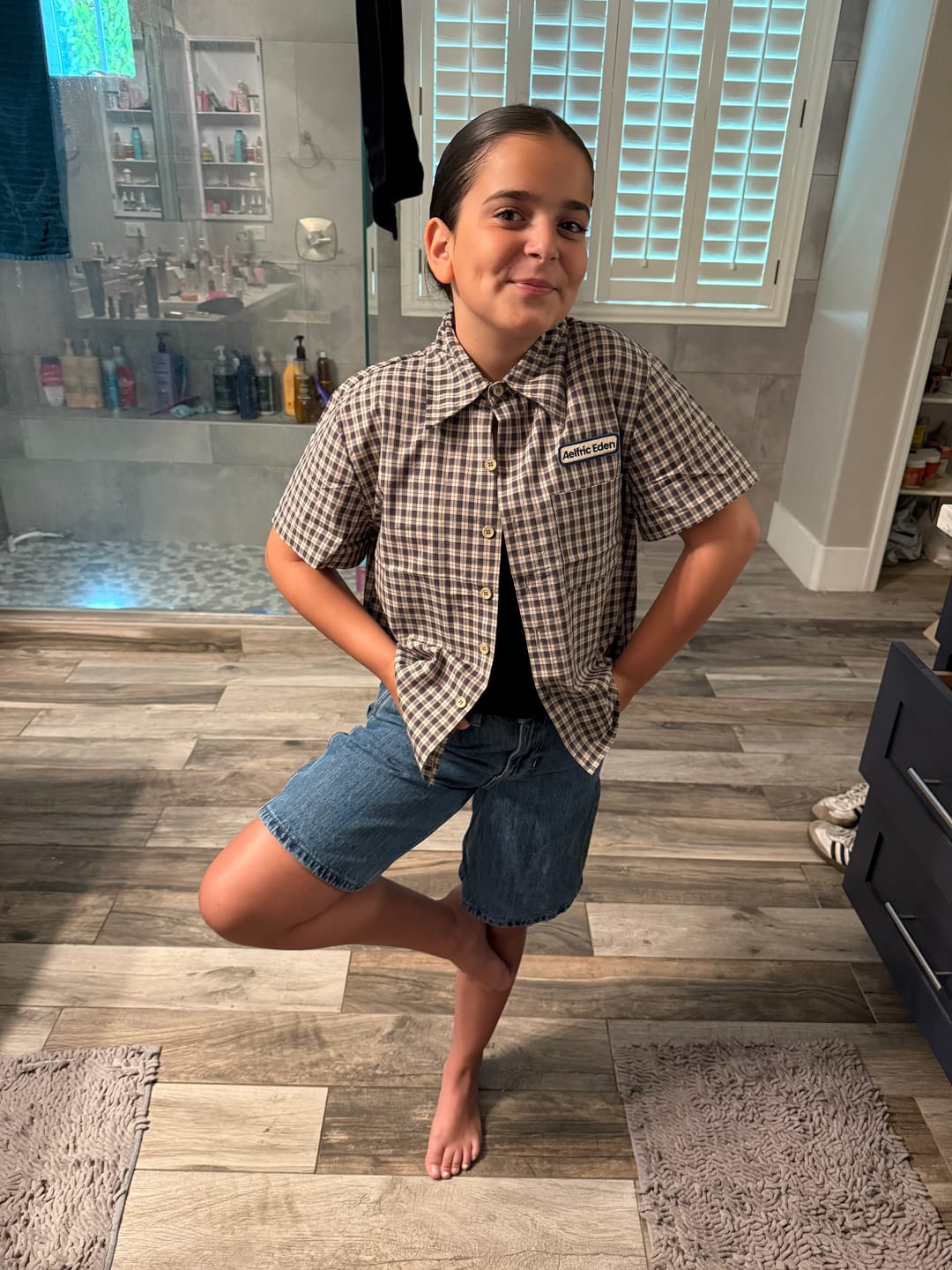 Customer photo review of Aelfric Eden Plaid Shirt