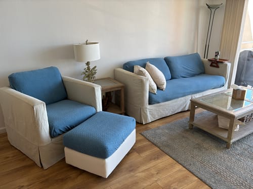 Customer photo review of Dog Proof Cushion Covers