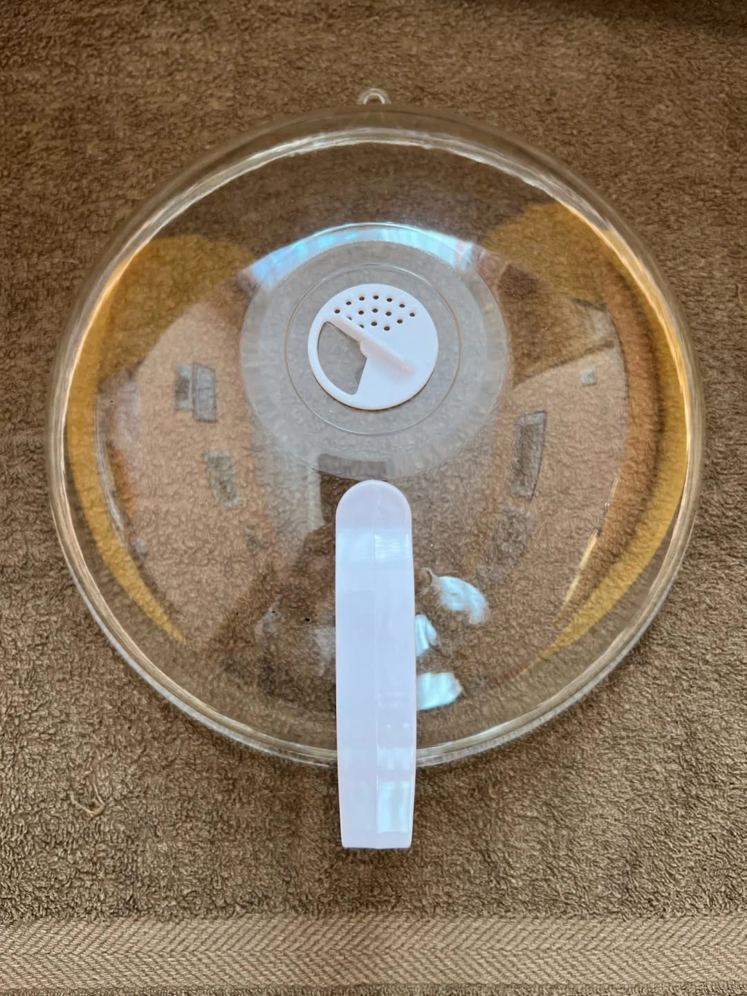 Customer photo review of Clear Guard Microwave Cover