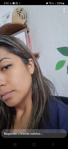 Customer photo review of Piercing Corazón con Zirconias