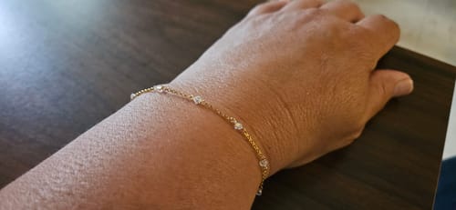 Customer photo review of Permanent jewelry gold filled
