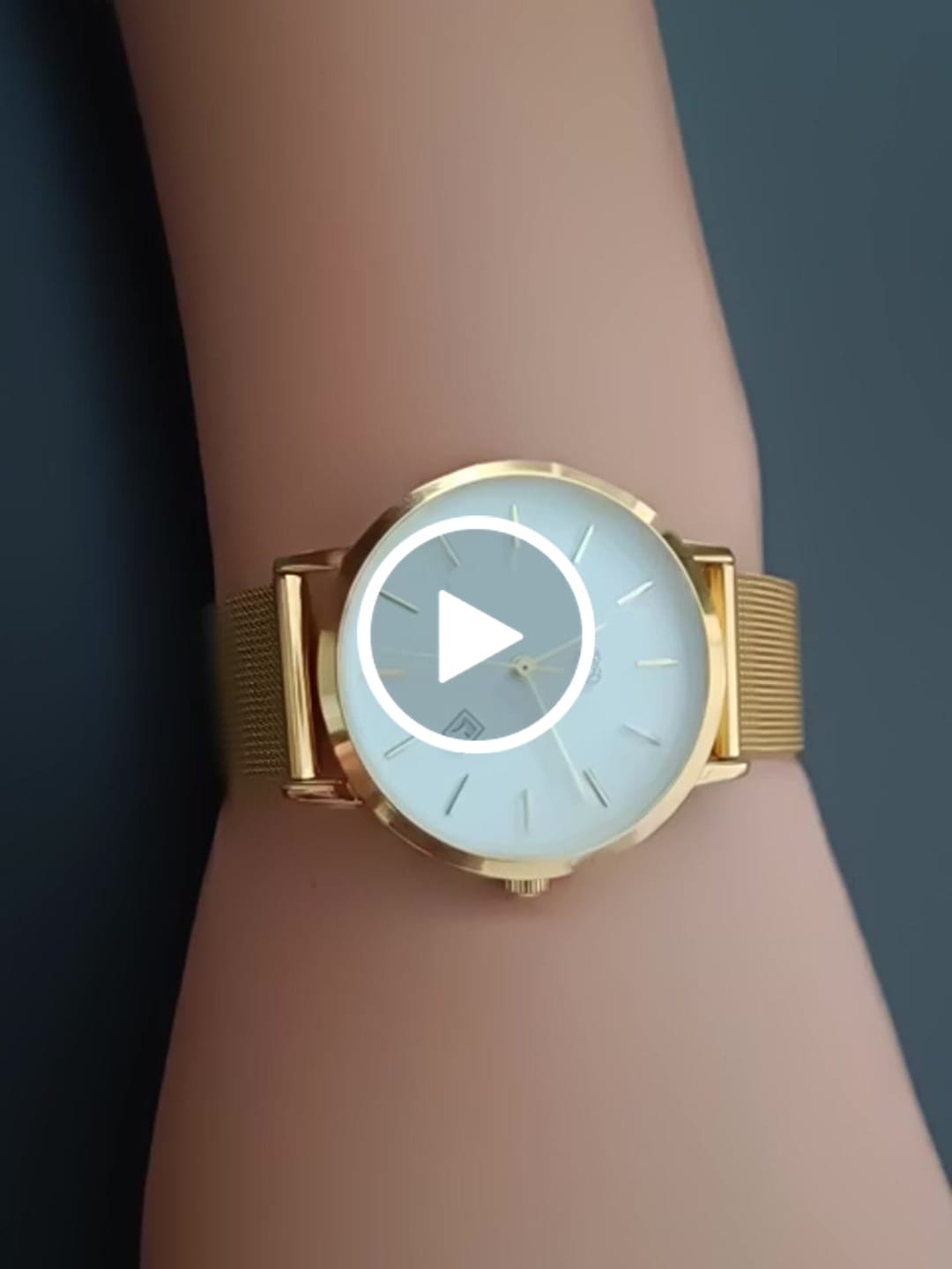 Customer video review of Reloj Petite Marie ~ GoldWhite