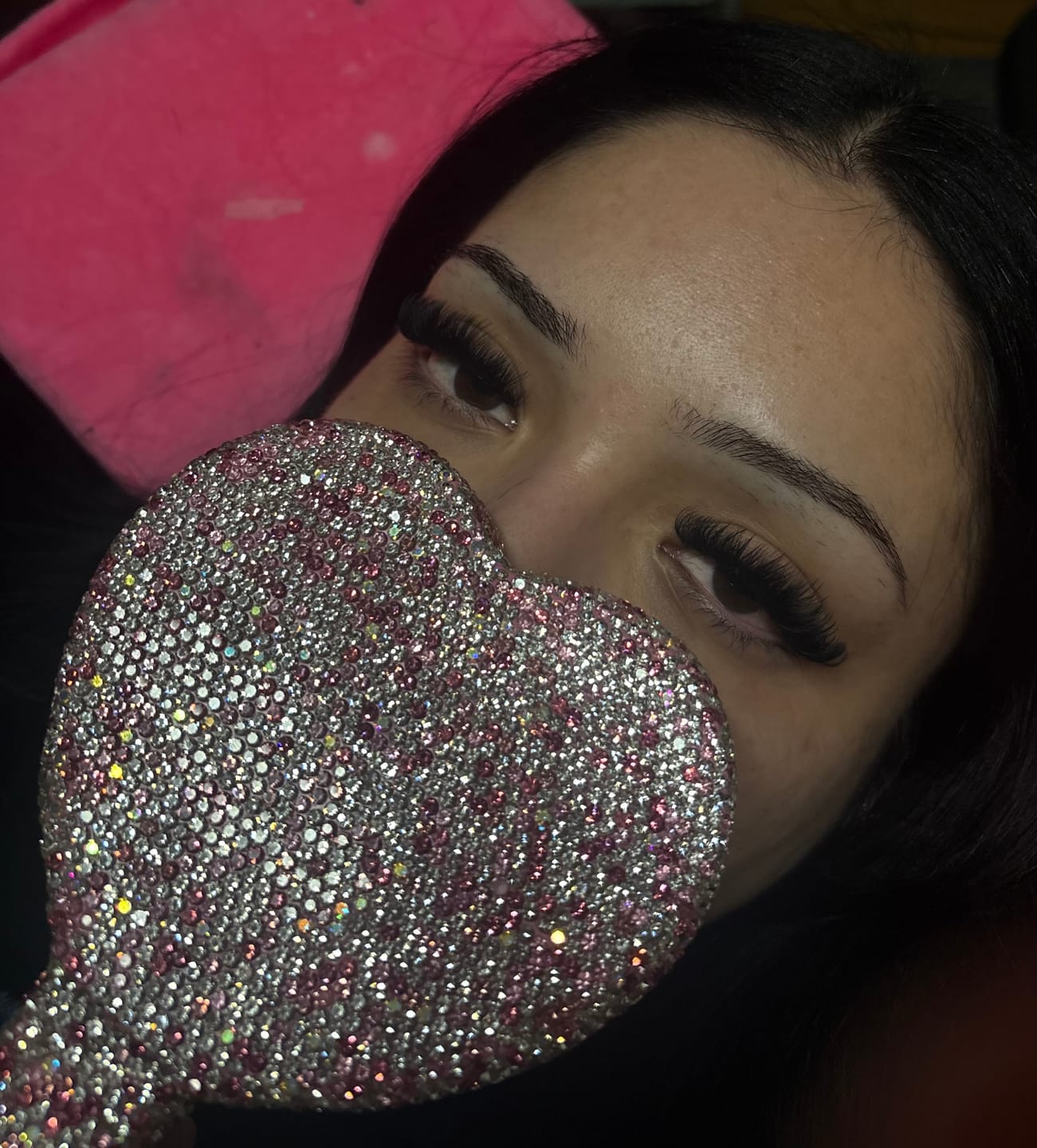 Customer photo review of Premium Eyelash Extensions 0.05mm